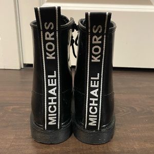 Michael Kors black Rain boots like new